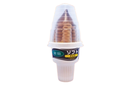 Ice Cream - Yokoyama Miyata Soft Choco Cone 巧克力甜筒雪糕 145ML（VIP会员价：RM8.50）